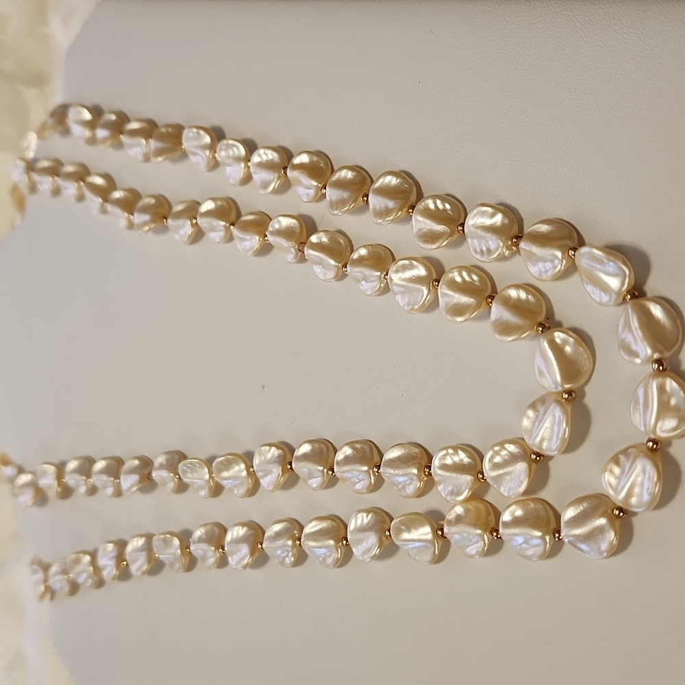 Faux Pearl vintage Strand - Picture 1 of 3
